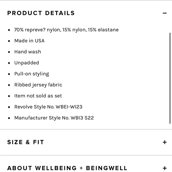 NWT WellBeing + BeingWell StretchWell Anza Sports Bra in Black - Picture 6 of 12